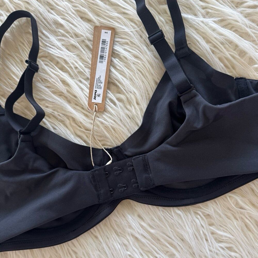 Skims Fits Everybody Unlined Demi Bra Onyx Size 40B - Picture 5 of 5